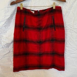 Wool Pencil Skirt